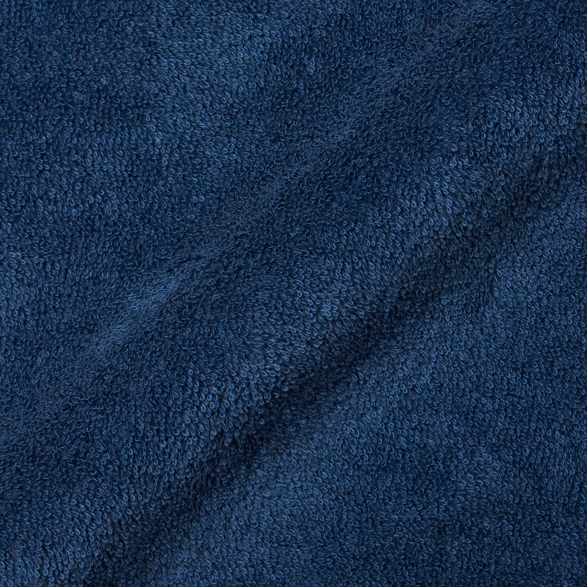 FEDELI Mondial Dark Blue Terry Cloth Polo Shirt EU 46 NEW US XS Slim Fit