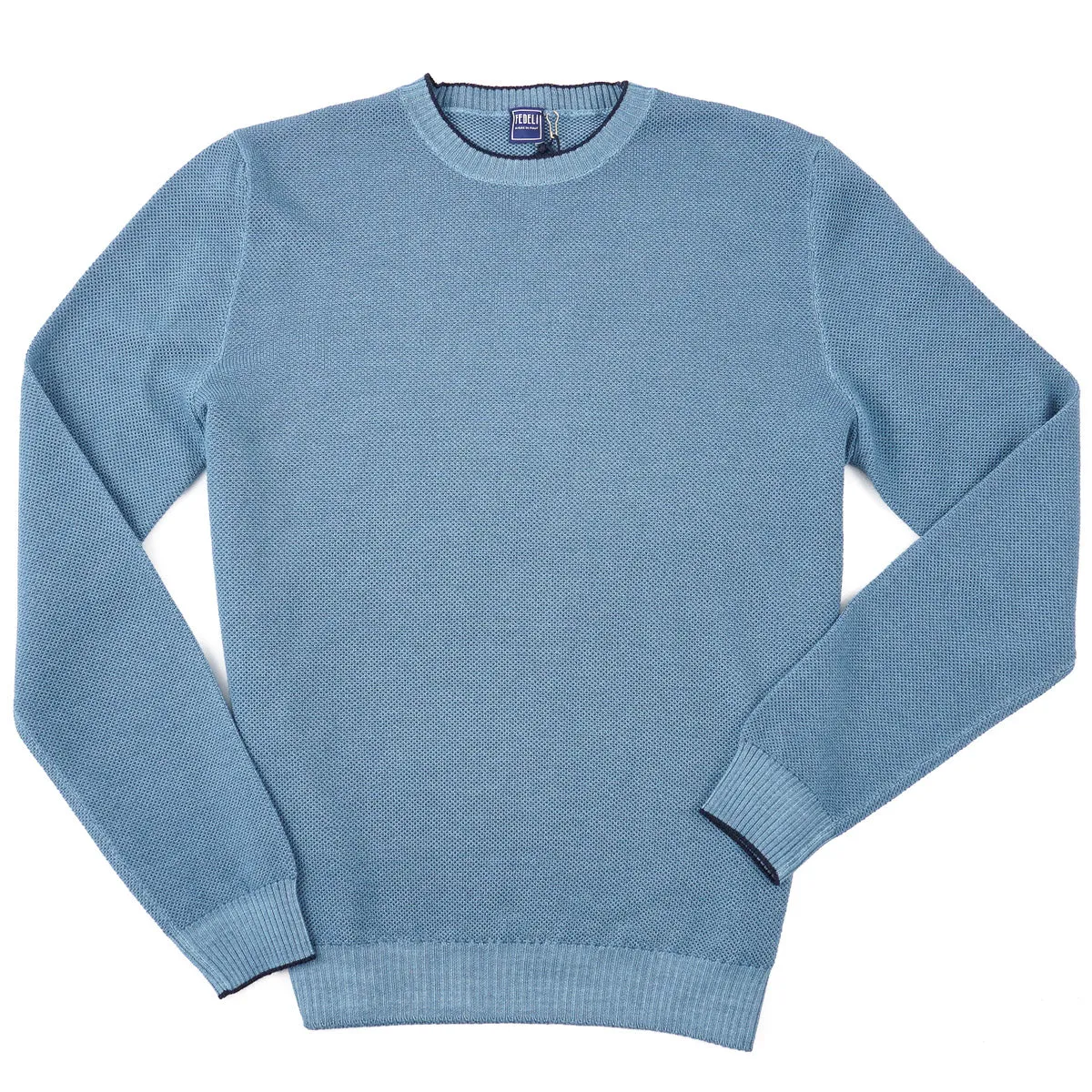 Fedeli Pique Knit Merino Wool Sweater