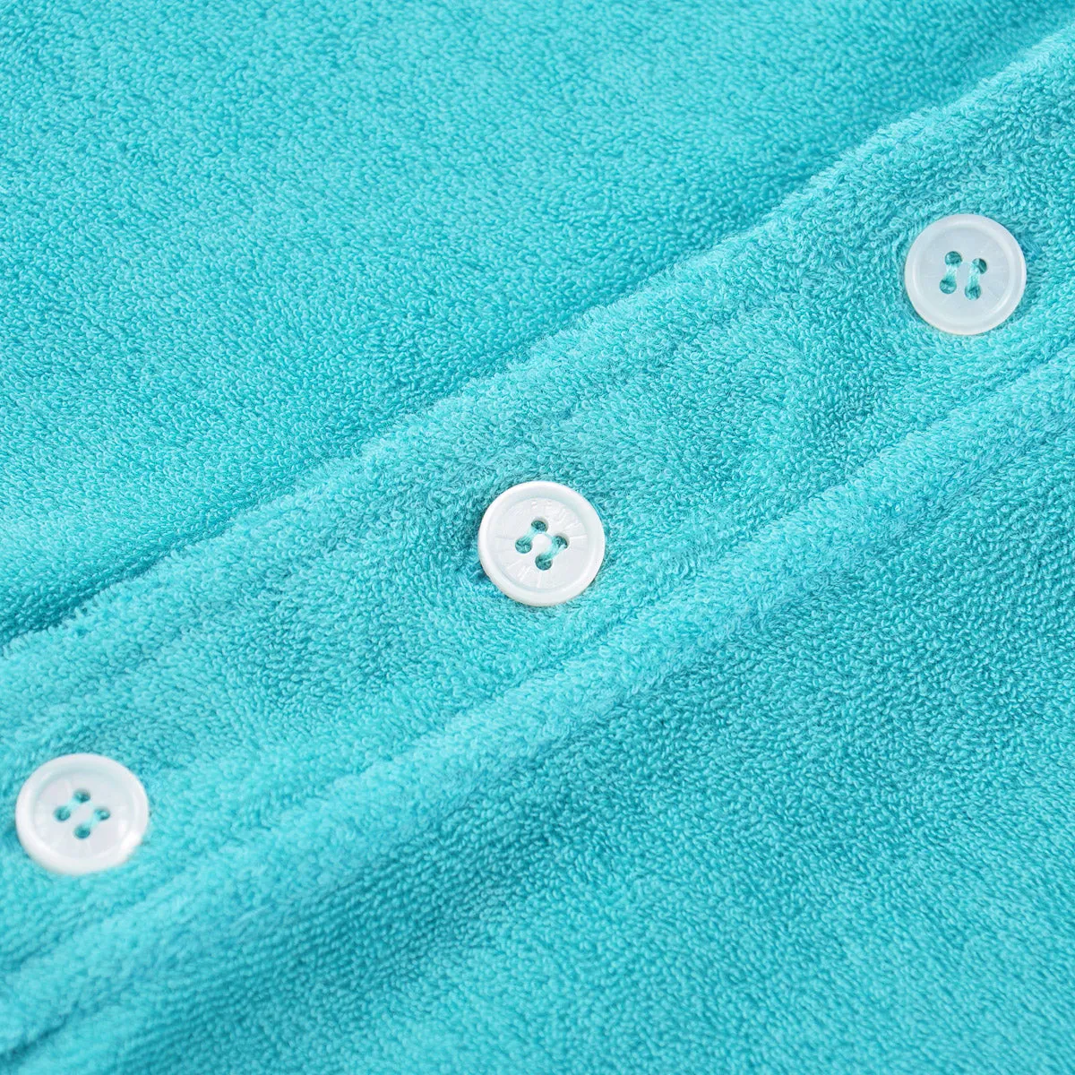 Fedeli Terry Cotton Longsleeve Polo
