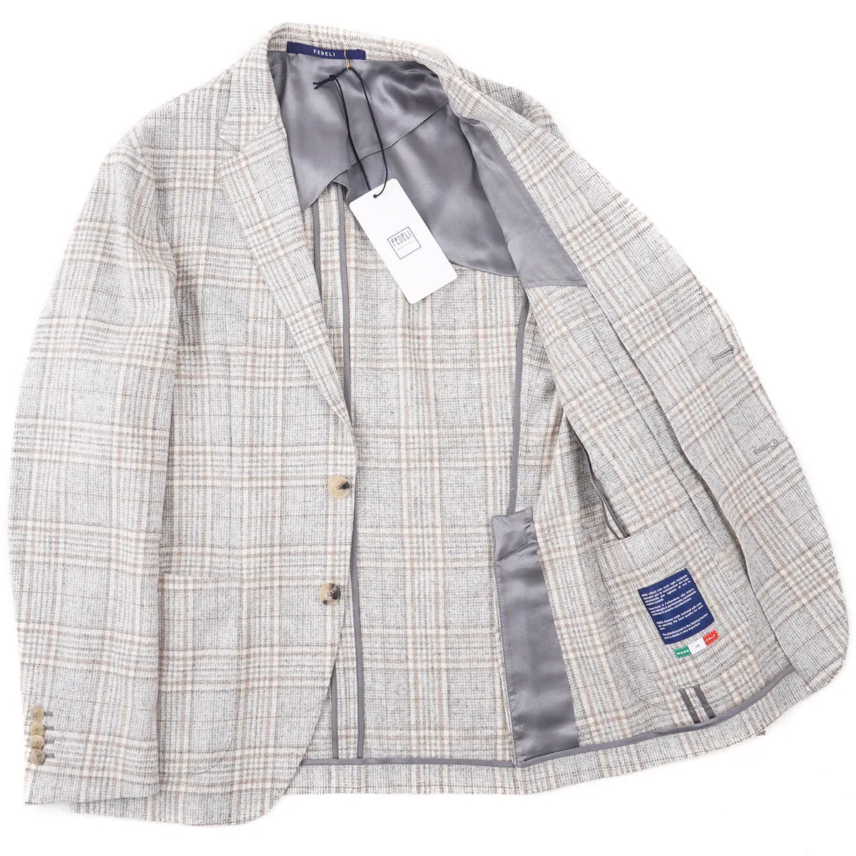 Fedeli Unstructured Alpaca-Wool Blazer