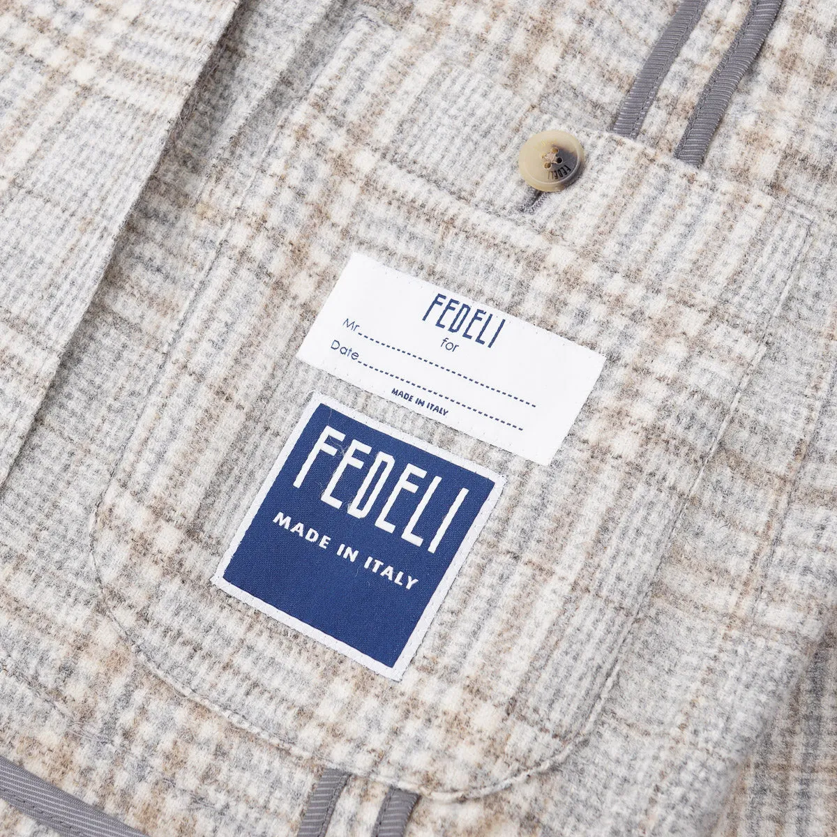 Fedeli Unstructured Alpaca-Wool Blazer