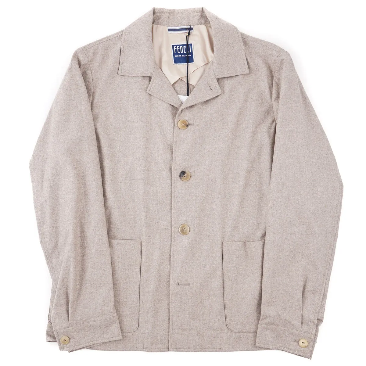 Fedeli Wool-Silk-Cashmere Jacket