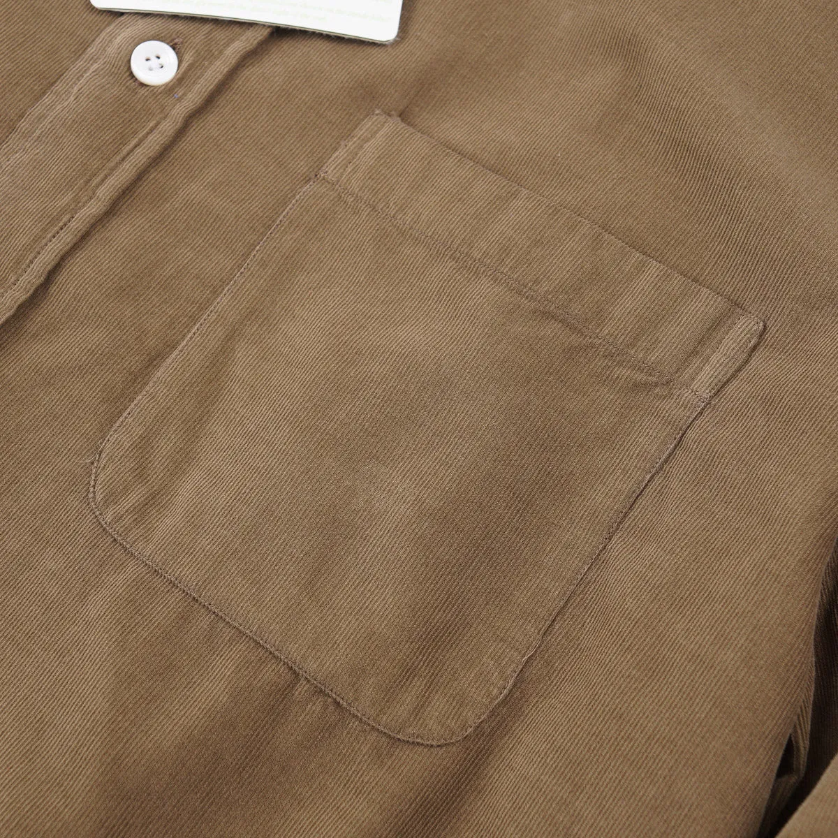 Finamore Corduroy Cotton Dress Shirt