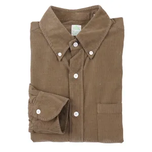 Finamore Corduroy Cotton Dress Shirt