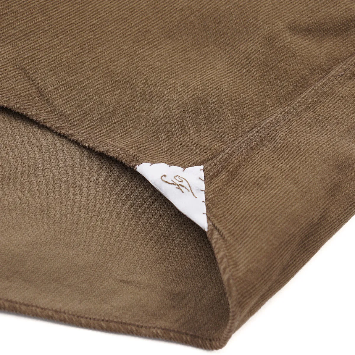 Finamore Corduroy Cotton Dress Shirt
