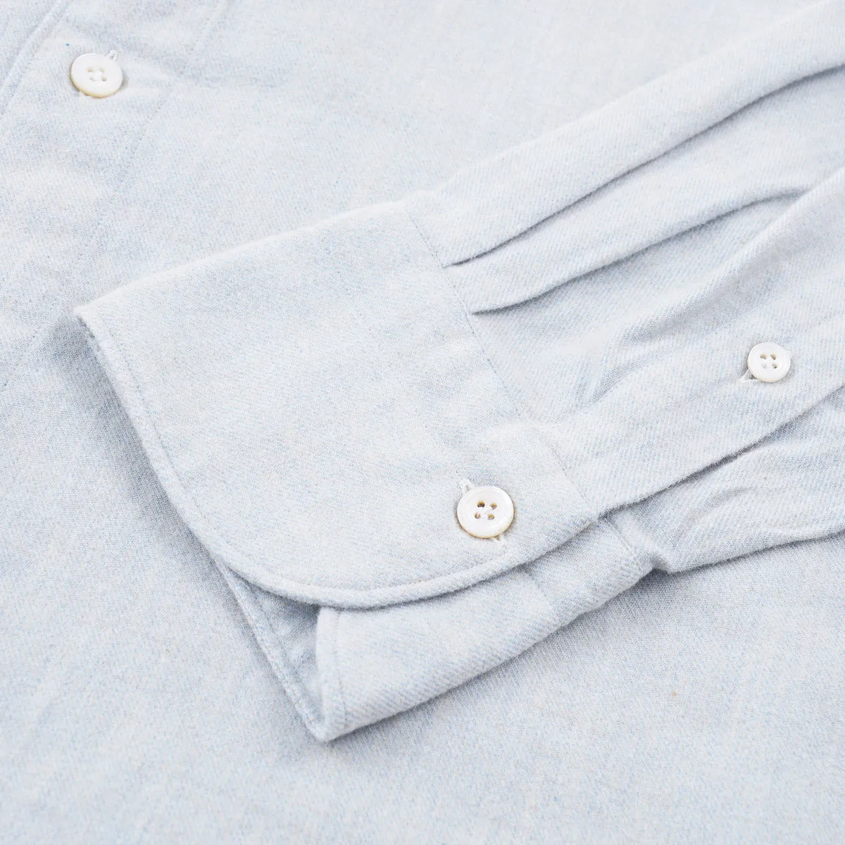 Finamore Extra-Soft Flannel Cotton Shirt