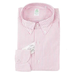 Finamore Lightweight Seersucker Dress Shirt