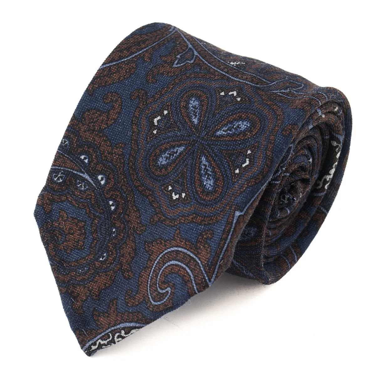 Finamore Unlined Lightweight Wool Tie