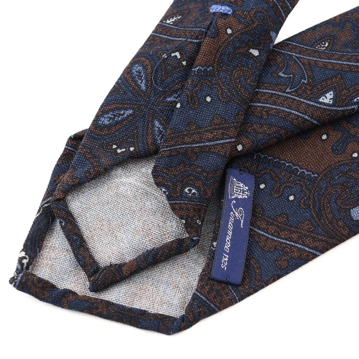 Finamore Unlined Lightweight Wool Tie