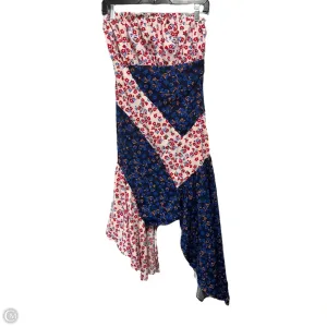 Golden Hour Strapless Midi Dress By Lulus In Multi-colored. Size: XS
