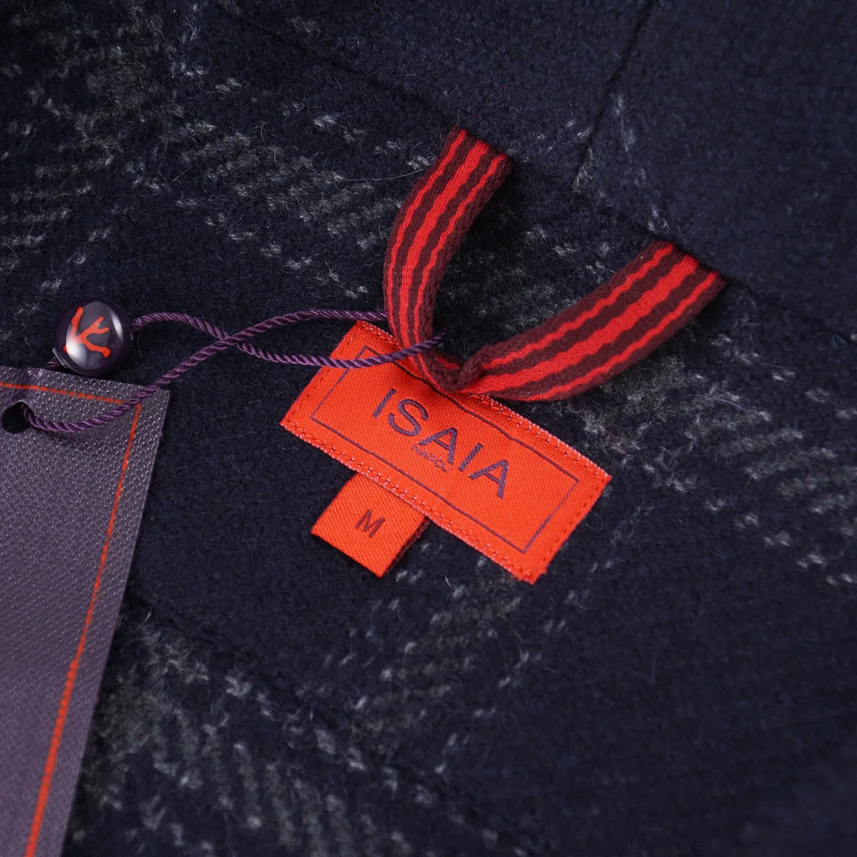 Isaia Flannel Cashmere Belted Robe