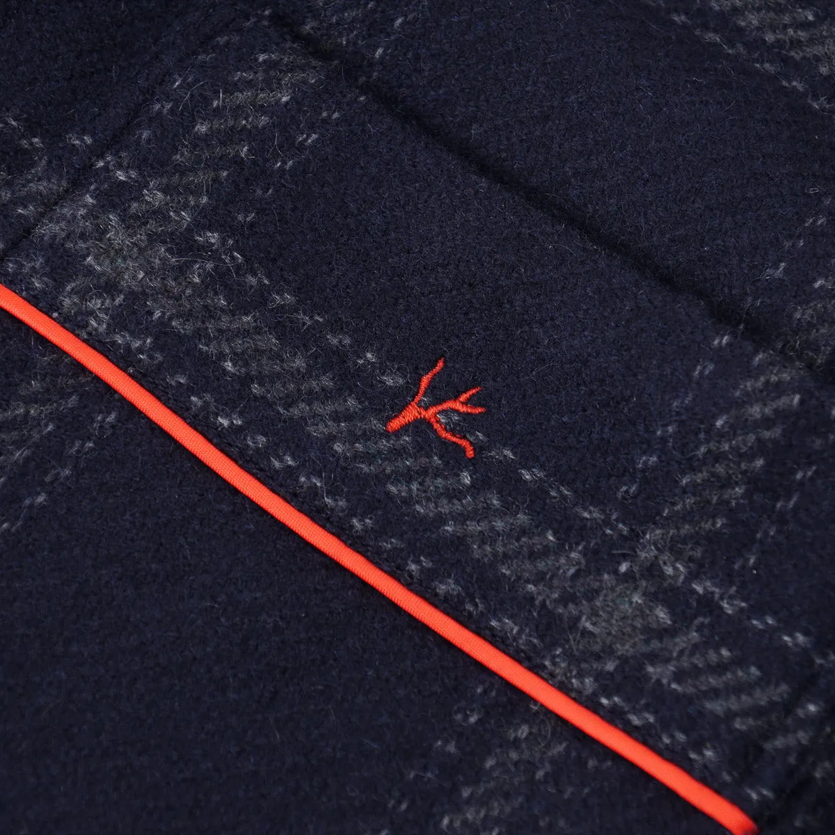 Isaia Flannel Cashmere Belted Robe