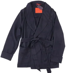 Isaia Flannel Cashmere Housecoat Robe