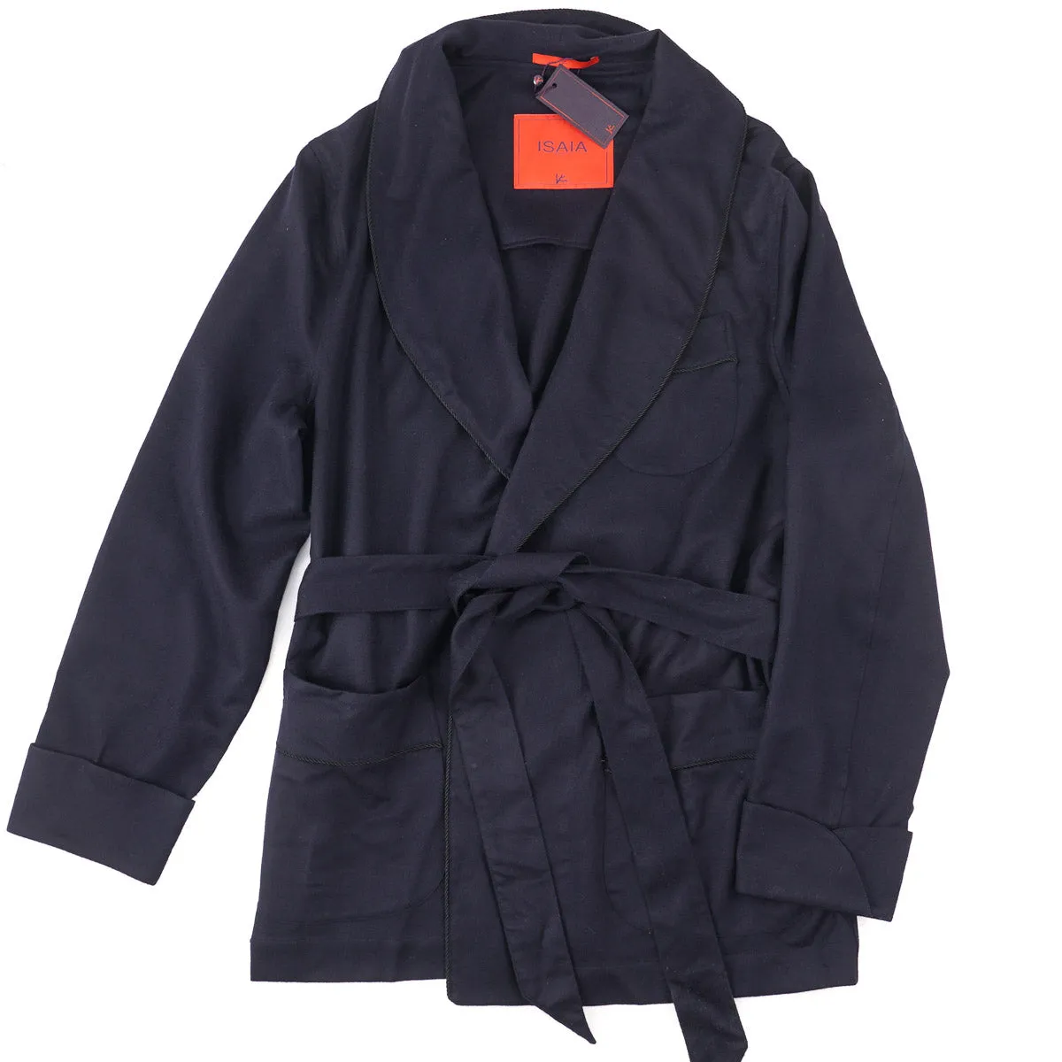 Isaia Flannel Cashmere Housecoat Robe