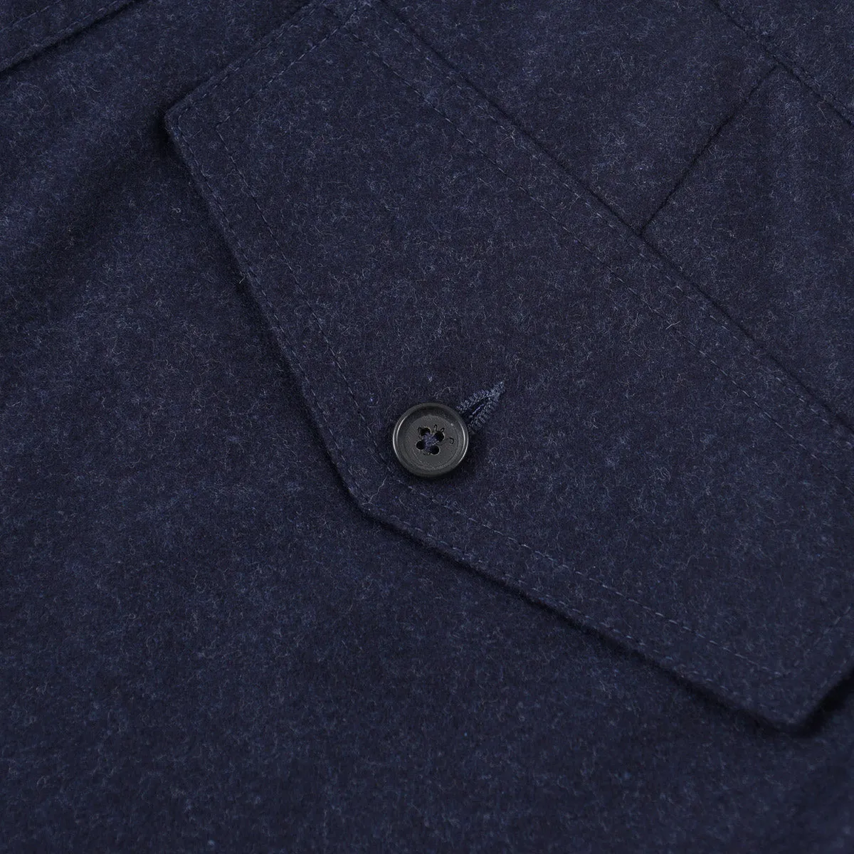 Isaia Flannel Wool Military Pants