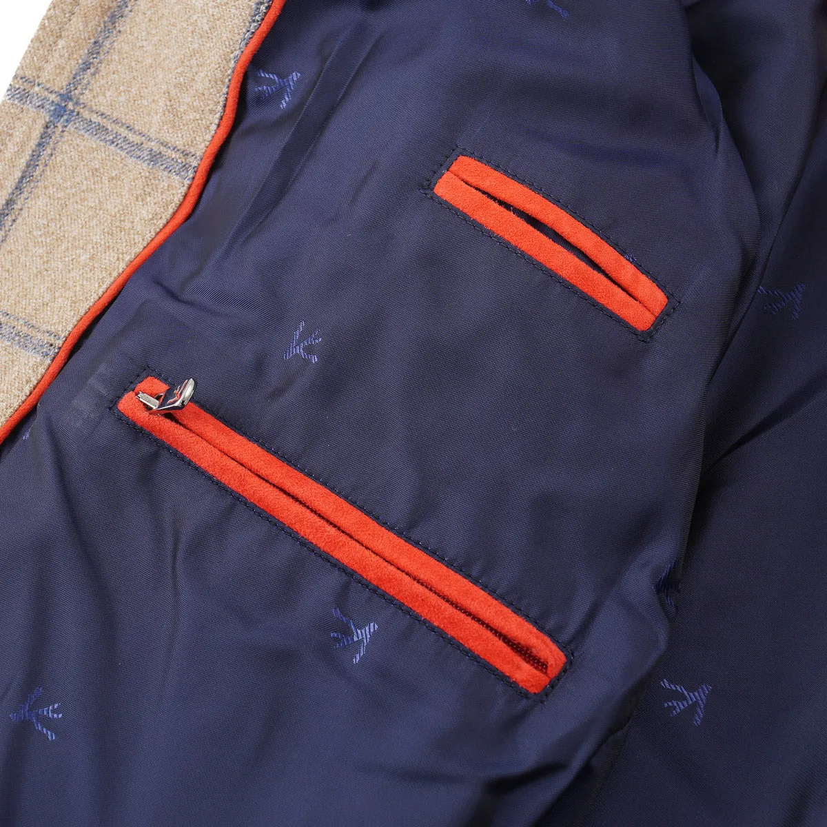 Isaia Flannel Wool 'Portofino Jacket'