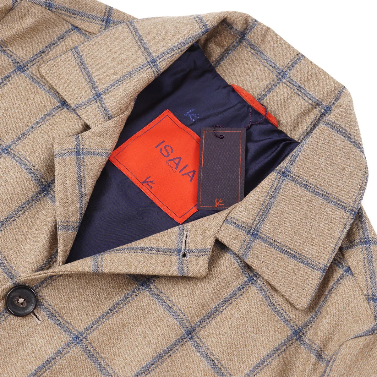 Isaia Flannel Wool 'Portofino Jacket'