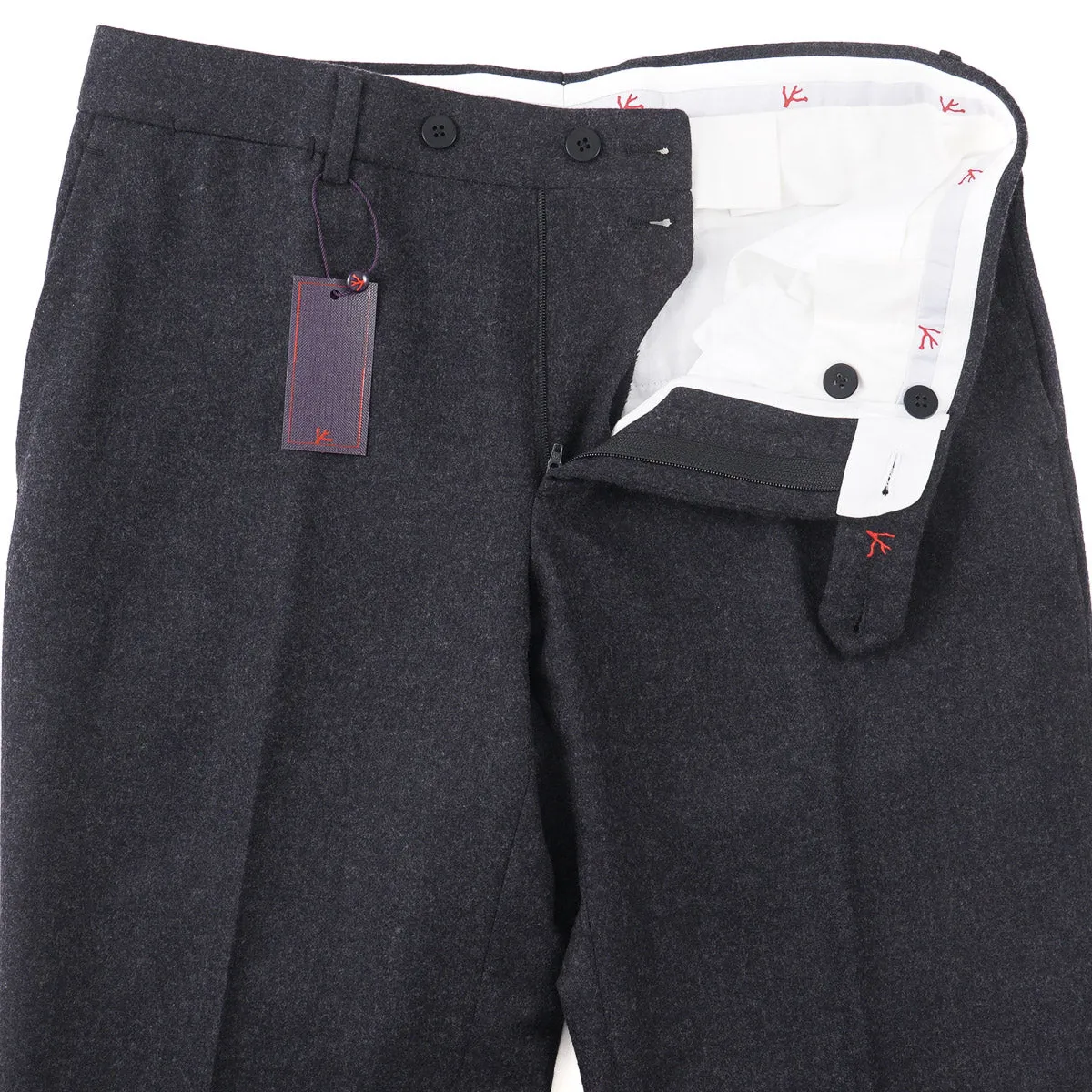 Isaia 'Sanita' Soft Flannel Wool Pants