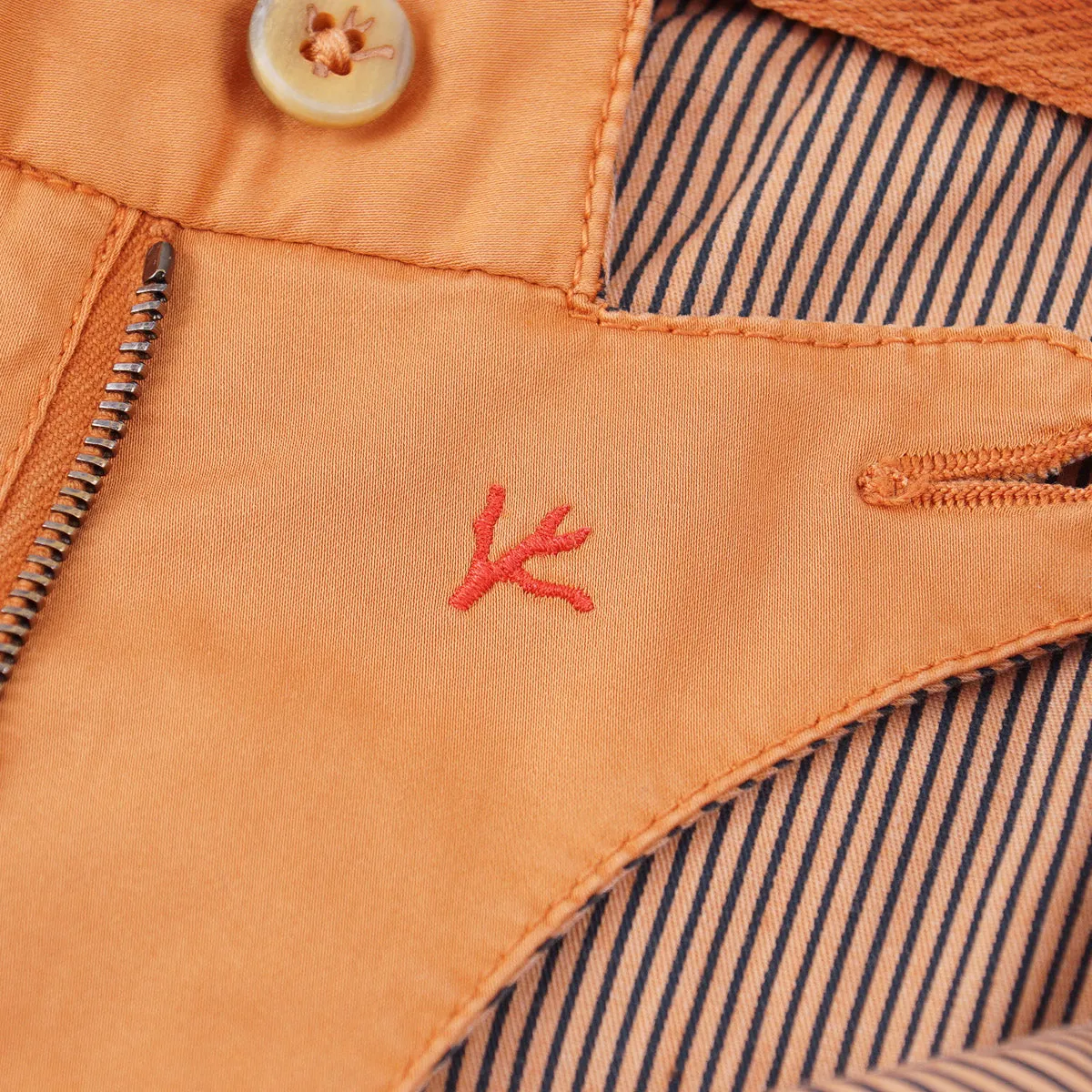 Isaia Slim-Fit Lightweight Cotton Chinos