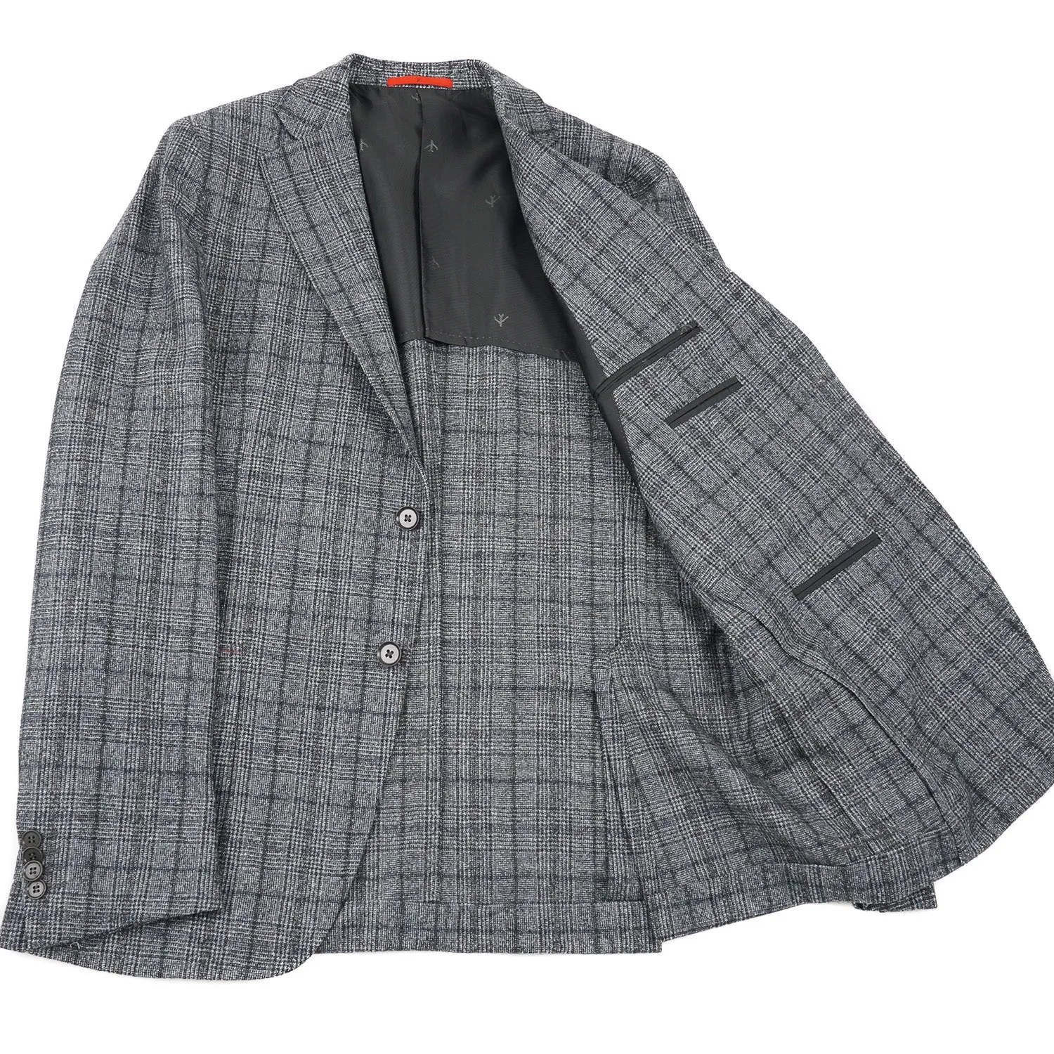 Isaia Slim-Fit Soft Flannel Wool Suit