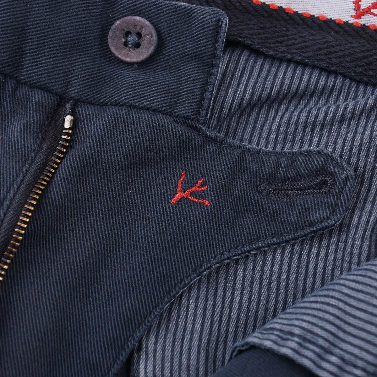 Isaia Slim-Fit Stretch Cotton Chinos