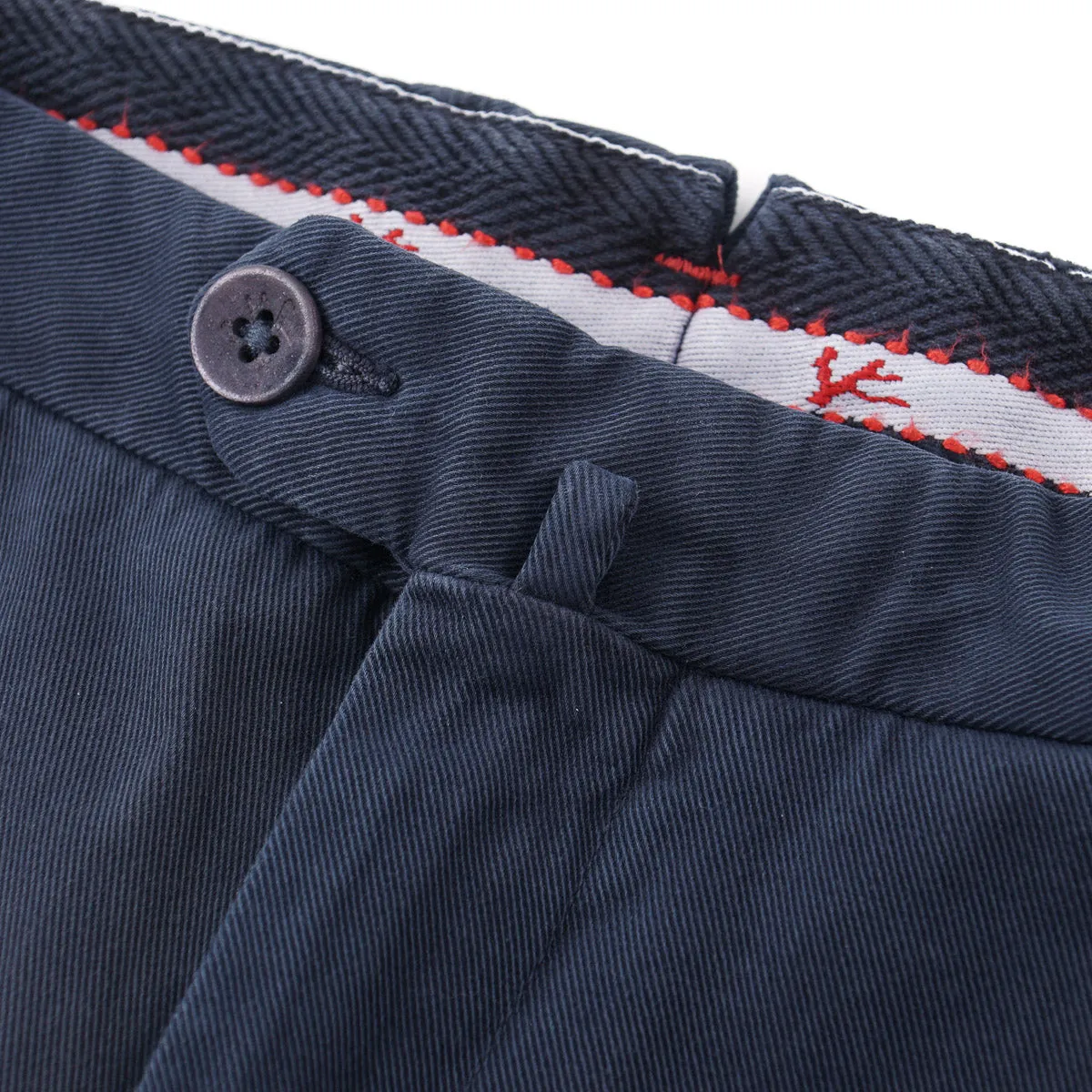 Isaia Slim-Fit Stretch Cotton Chinos