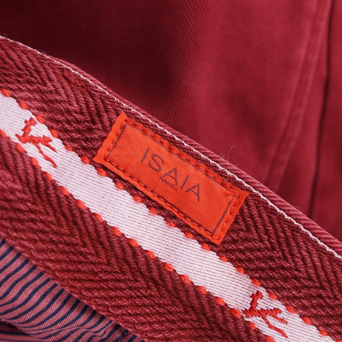 Isaia Slim-Fit Stretch Cotton Chinos