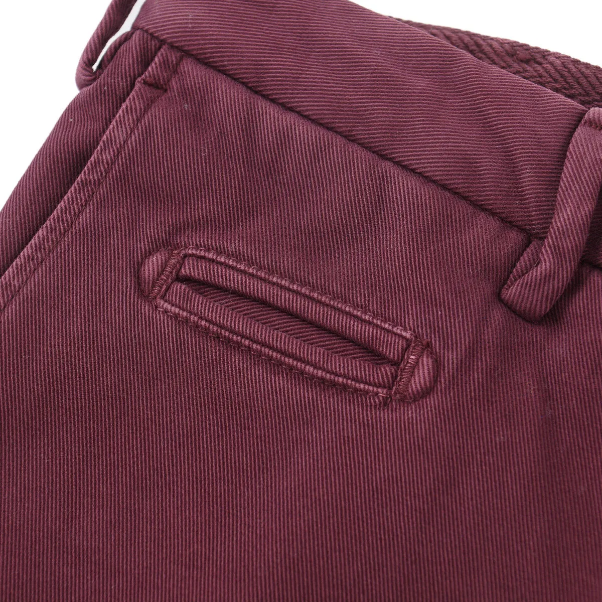 Isaia Slim-Fit Twill Cotton Chinos