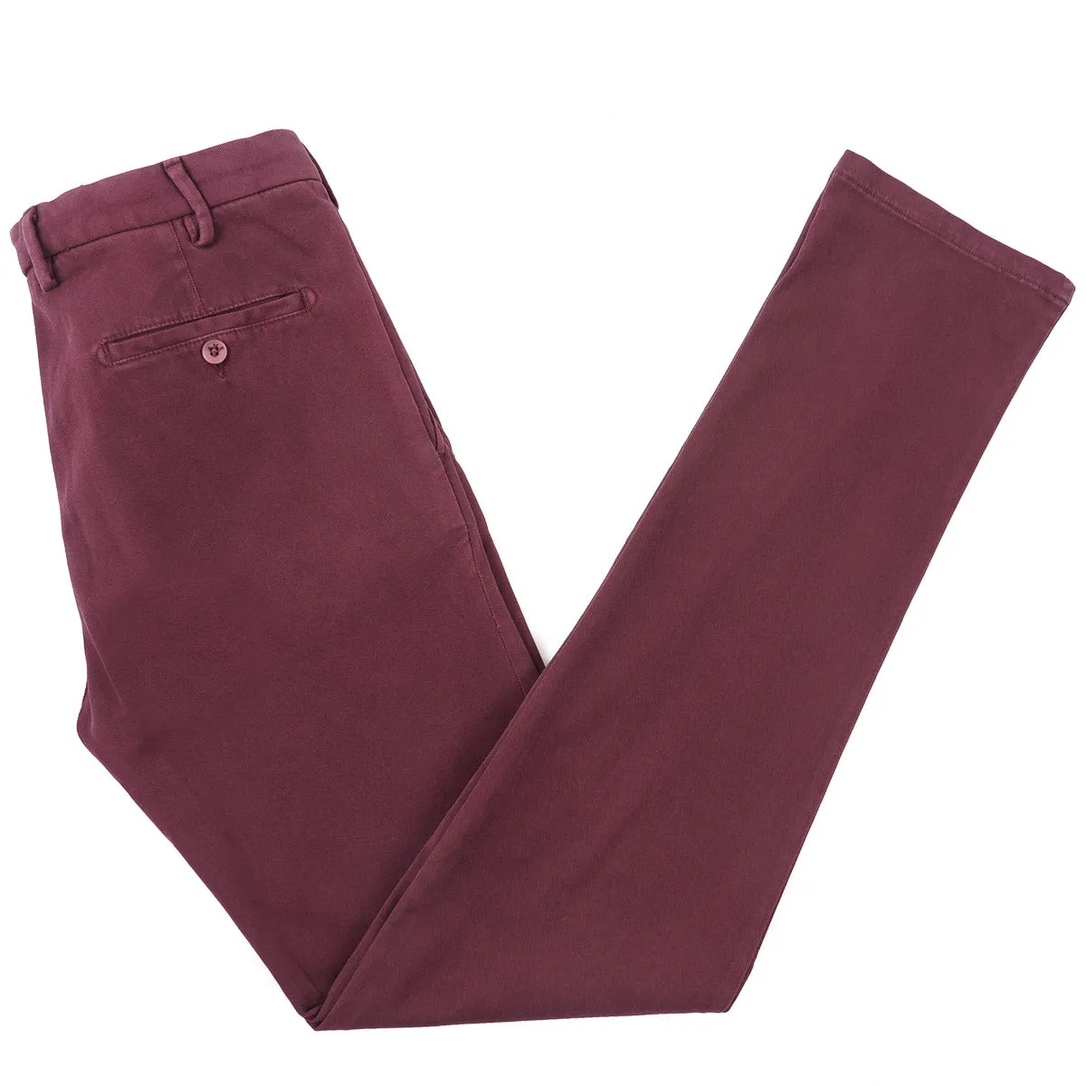 Isaia Slim-Fit Twill Cotton Chinos
