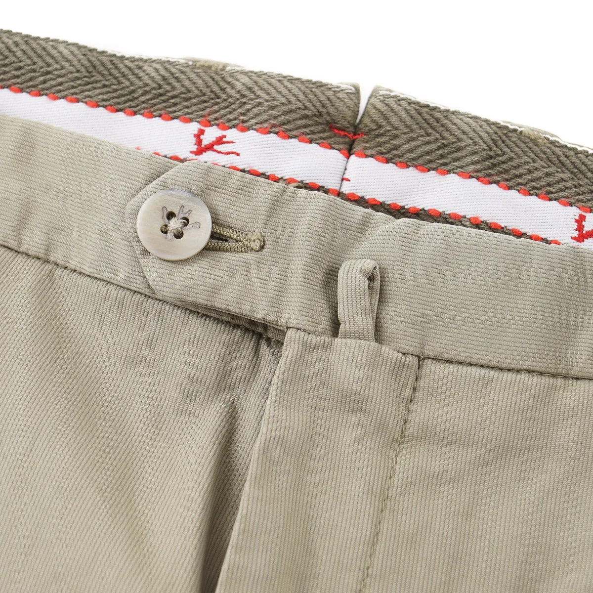 Isaia Slim-Fit Woven Cotton Chinos
