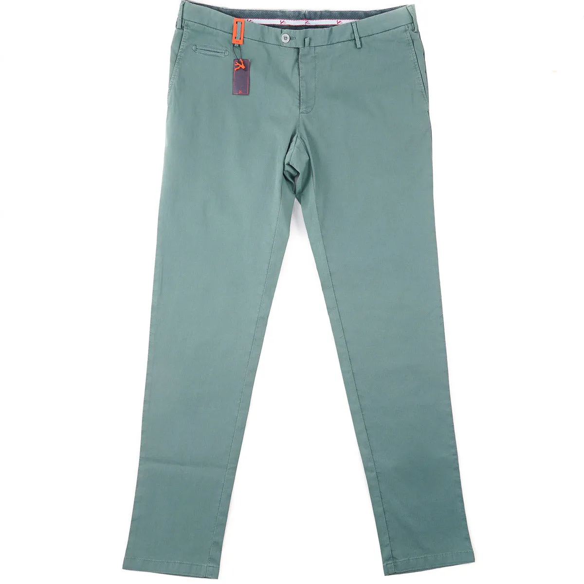 Isaia Slim-Fit Woven Cotton Chinos