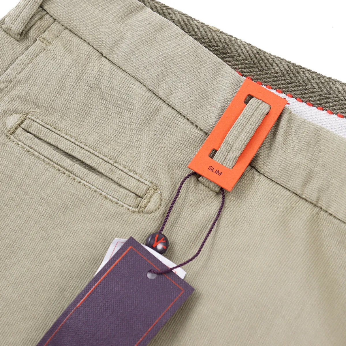 Isaia Slim-Fit Woven Cotton Chinos