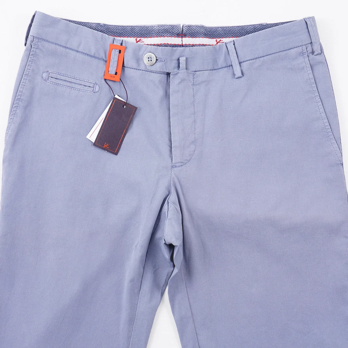Isaia Slim-Fit Woven Cotton Chinos