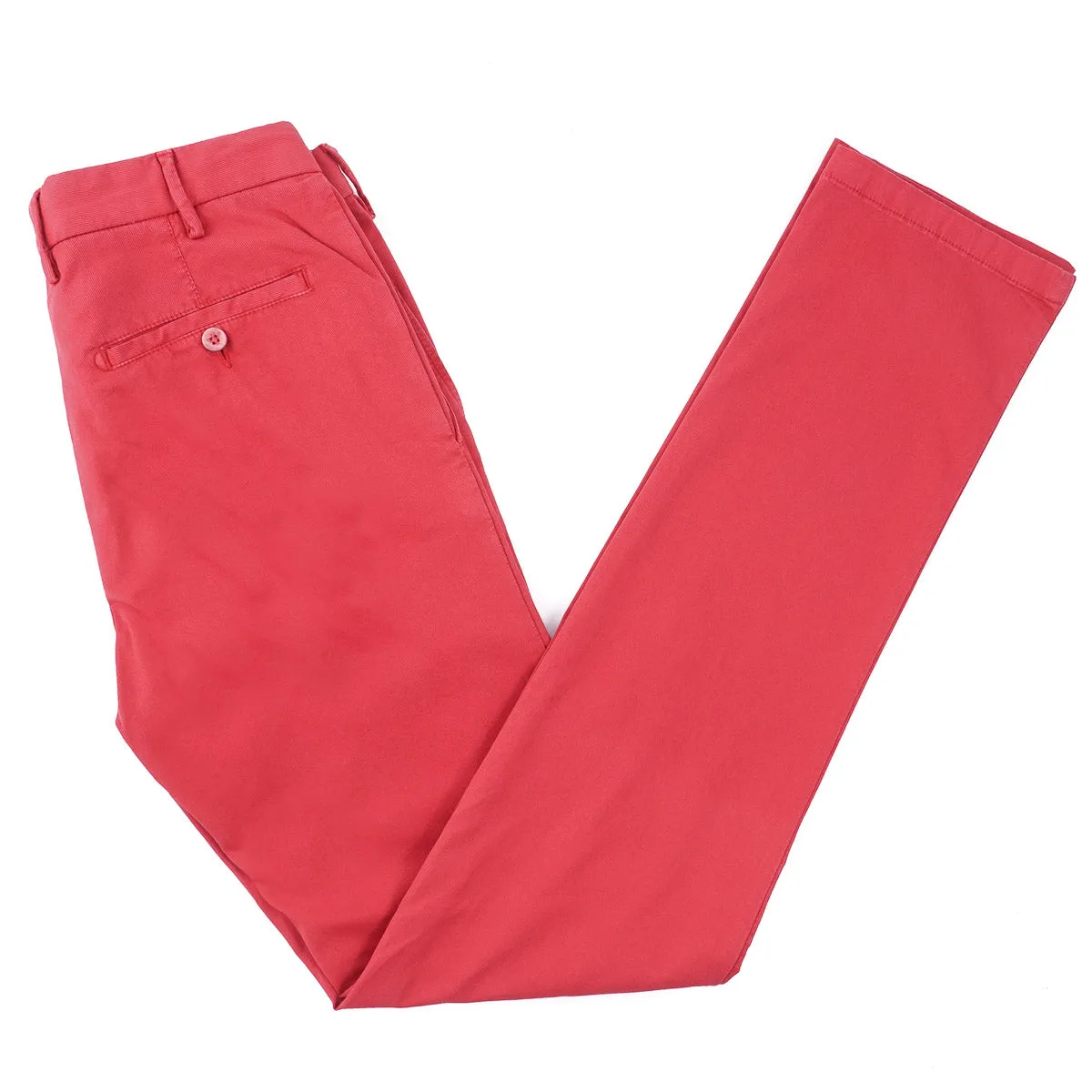 Isaia Slim-Fit Woven Cotton Chinos