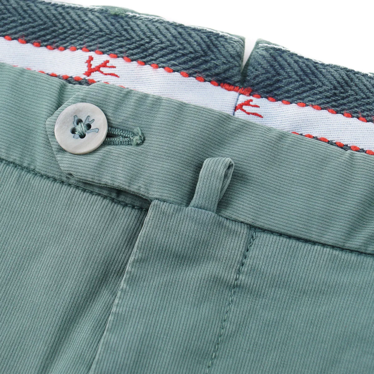 Isaia Slim-Fit Woven Cotton Chinos