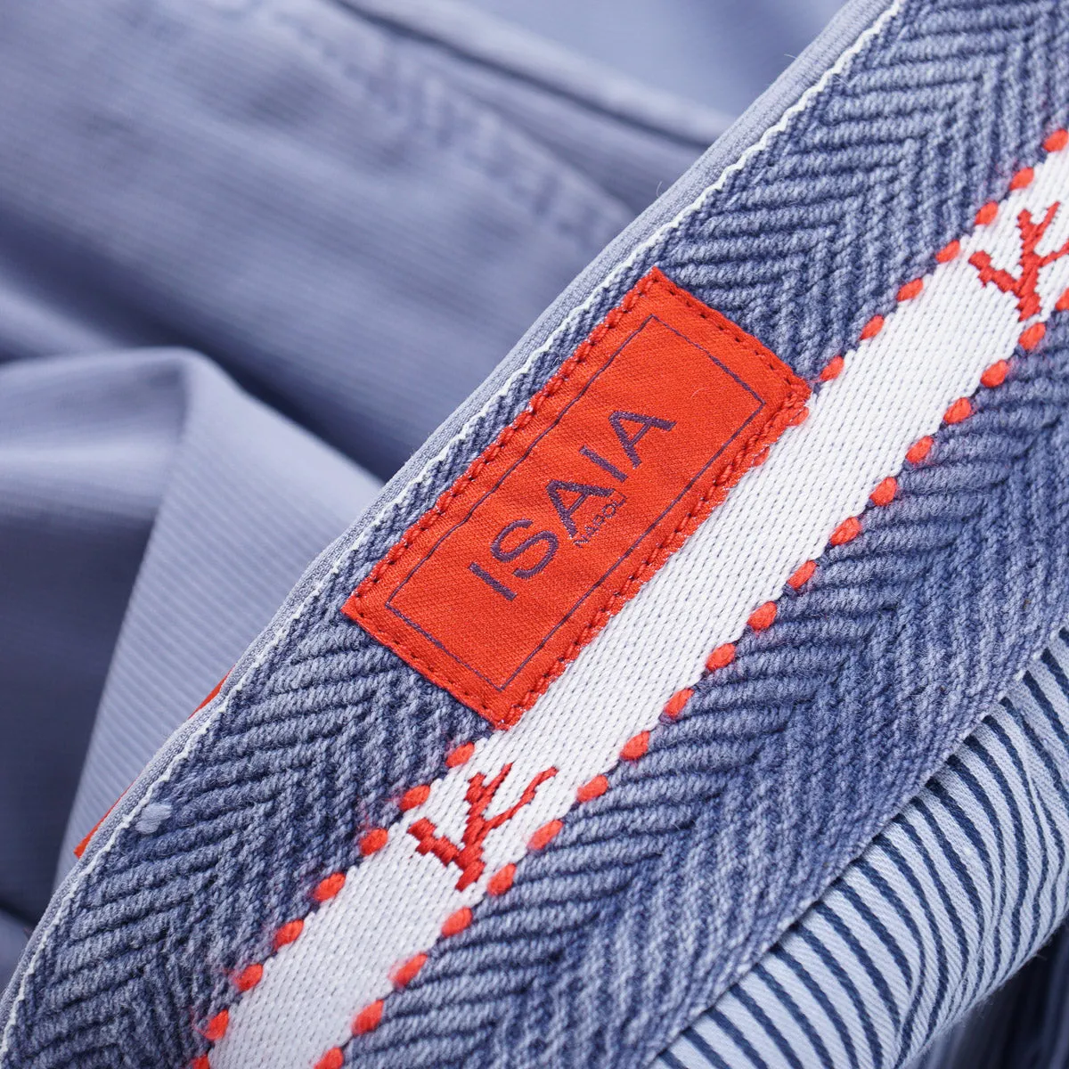 Isaia Slim-Fit Woven Cotton Chinos