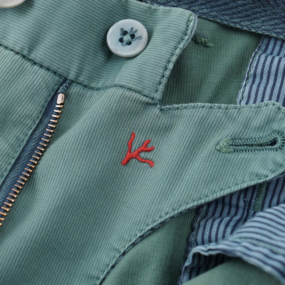 Isaia Slim-Fit Woven Cotton Chinos