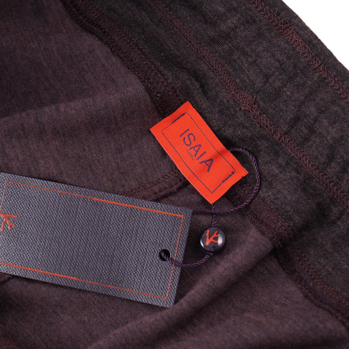 Isaia Superfine Wool Drawstring Pants