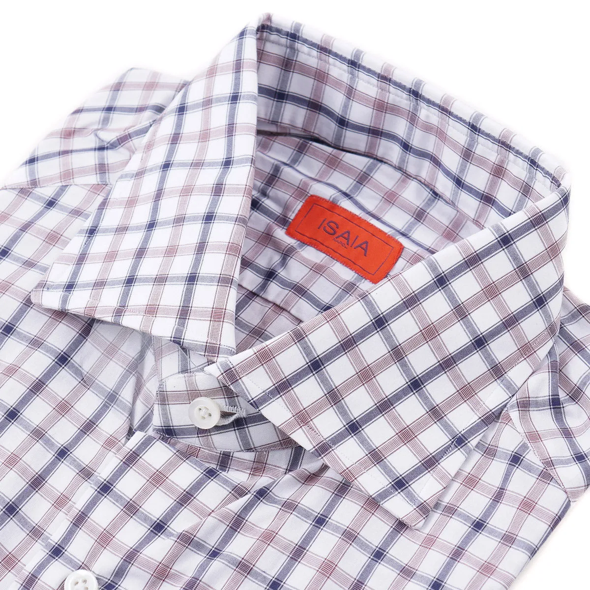 Isaia Tailored-Fit 'Mix' Cotton Shirt
