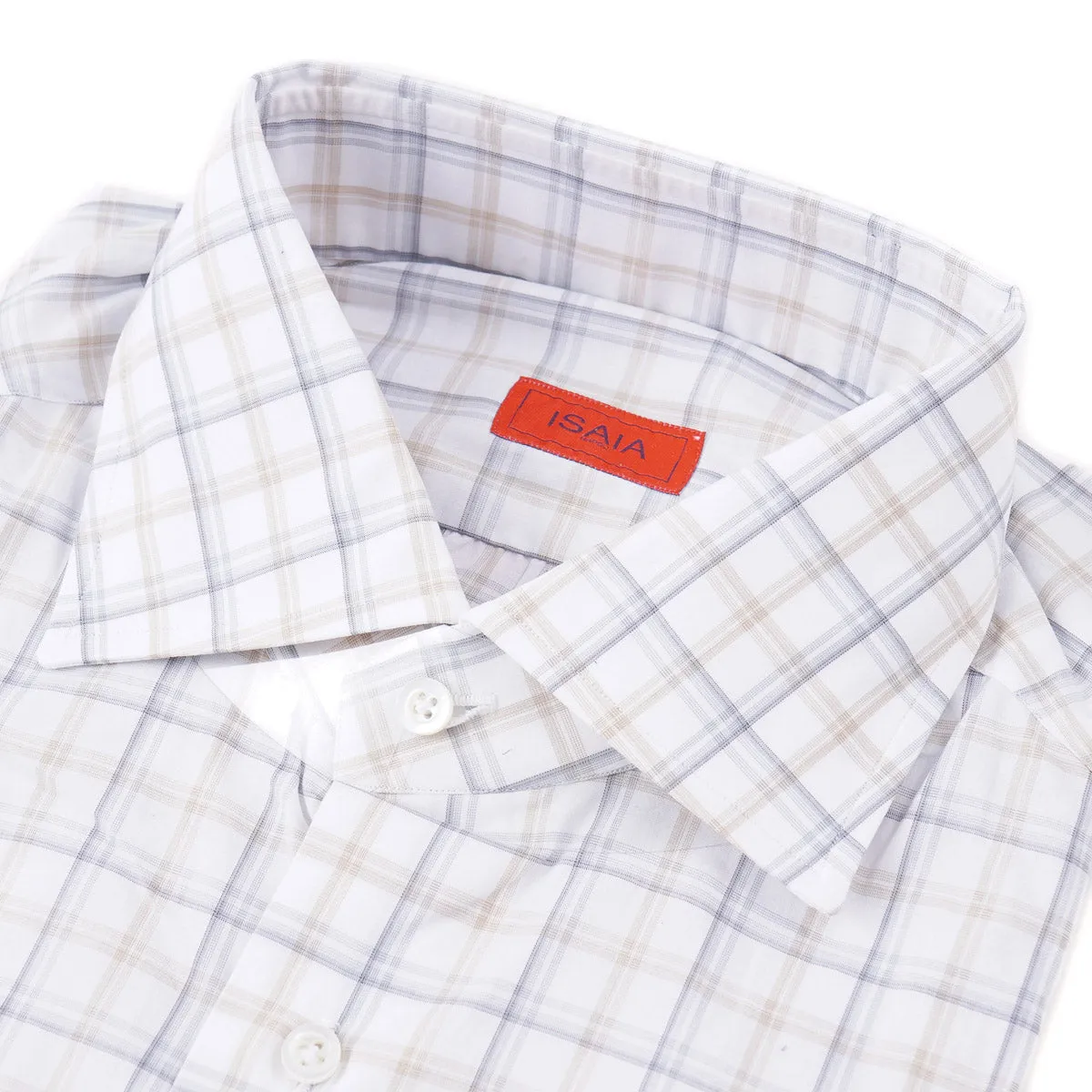 Isaia Tailored-Fit 'Mix' Cotton Shirt