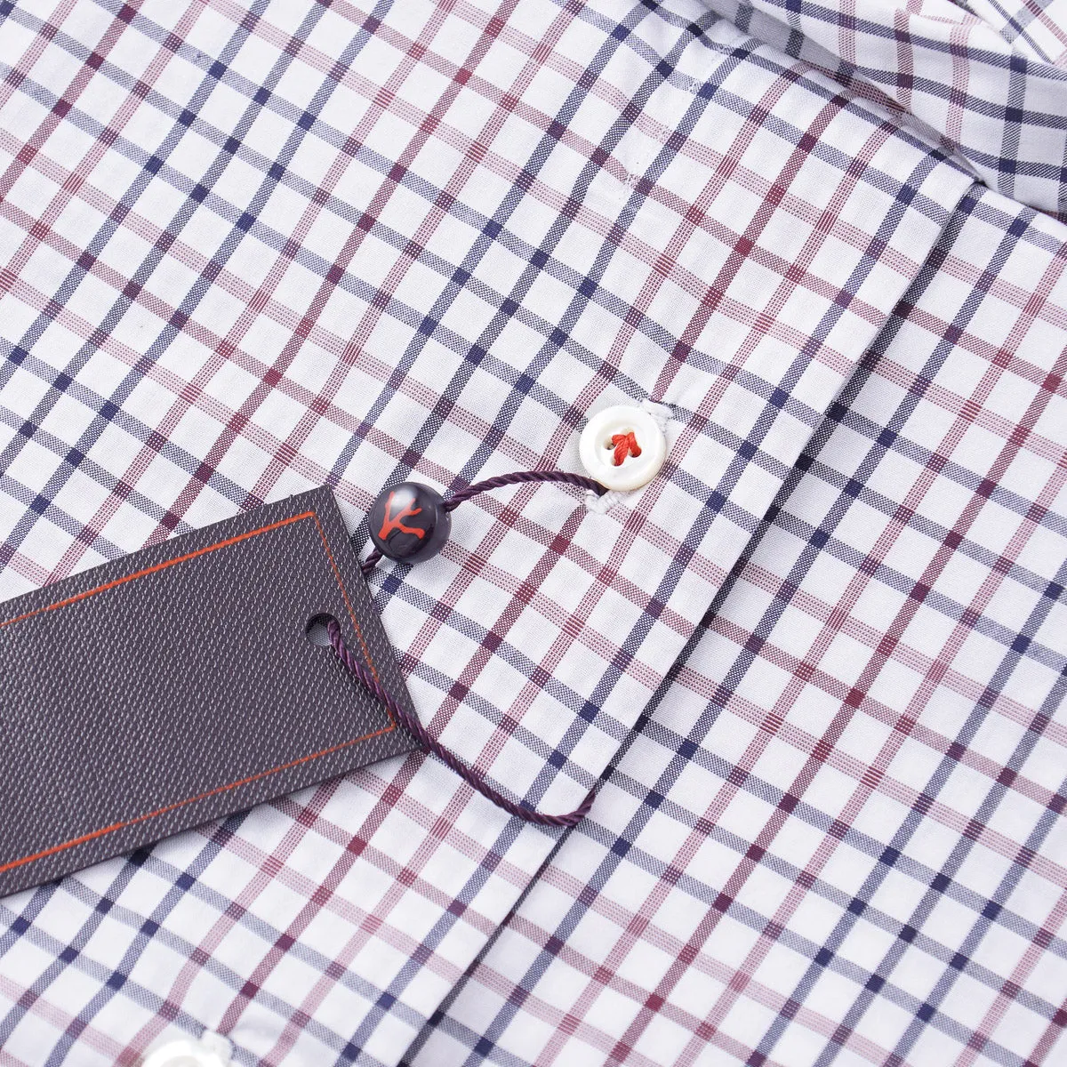 Isaia Tailored-Fit 'Mix' Cotton Shirt