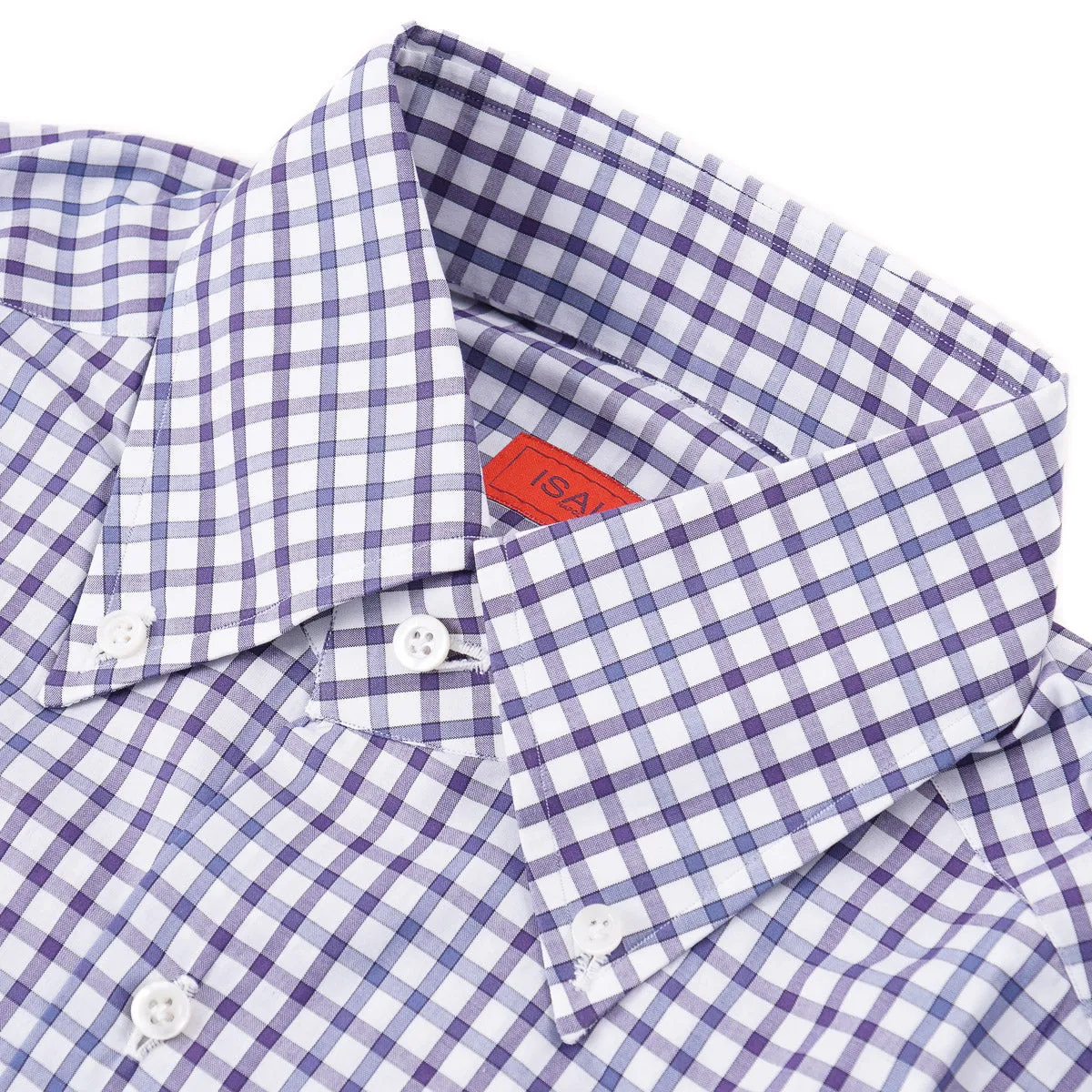 Isaia Tailored-Fit 'Mix' Cotton Shirt