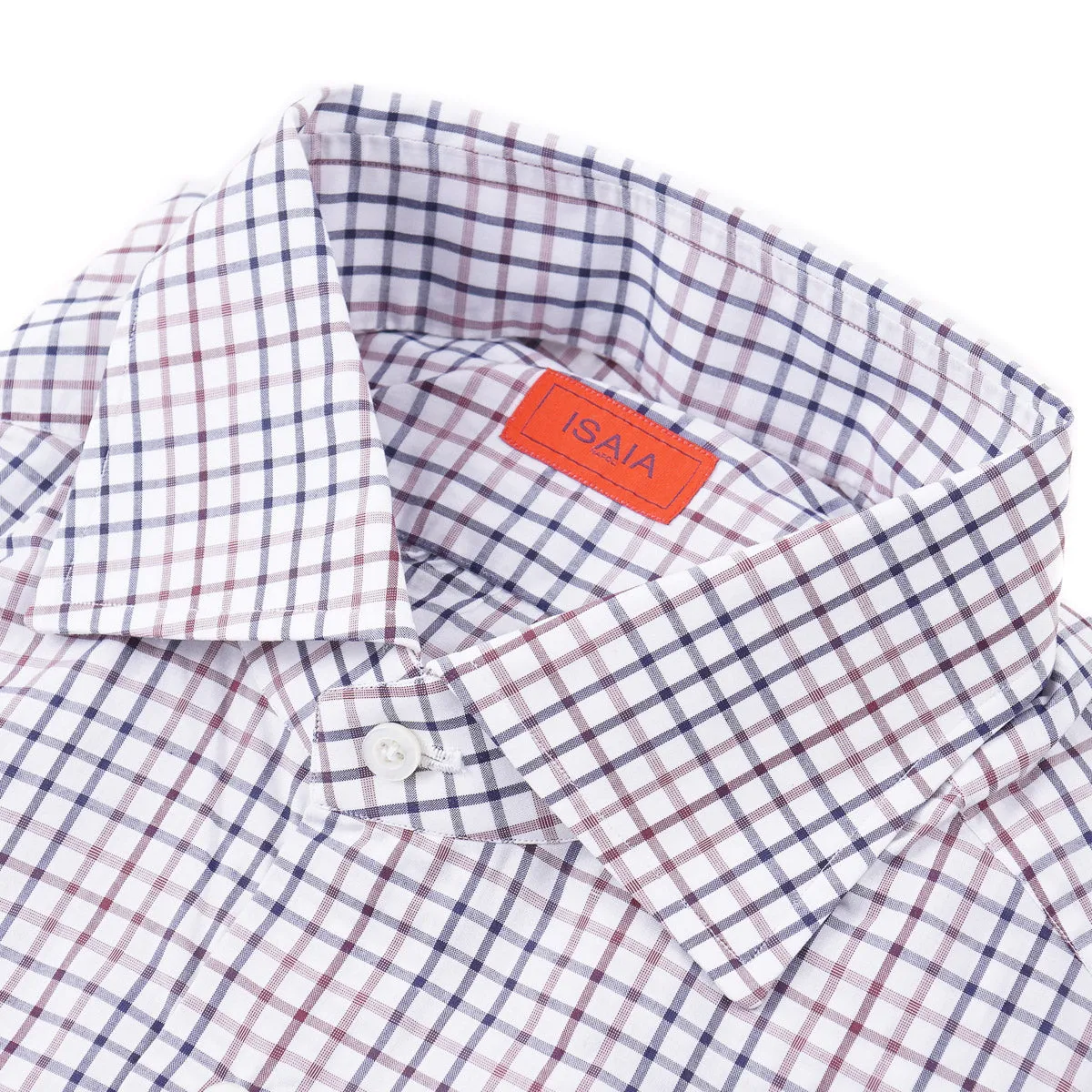 Isaia Tailored-Fit 'Mix' Cotton Shirt