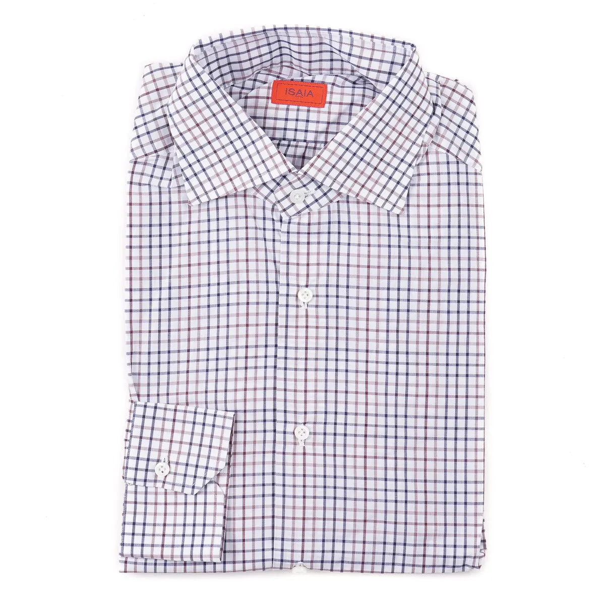 Isaia Tailored-Fit 'Mix' Cotton Shirt