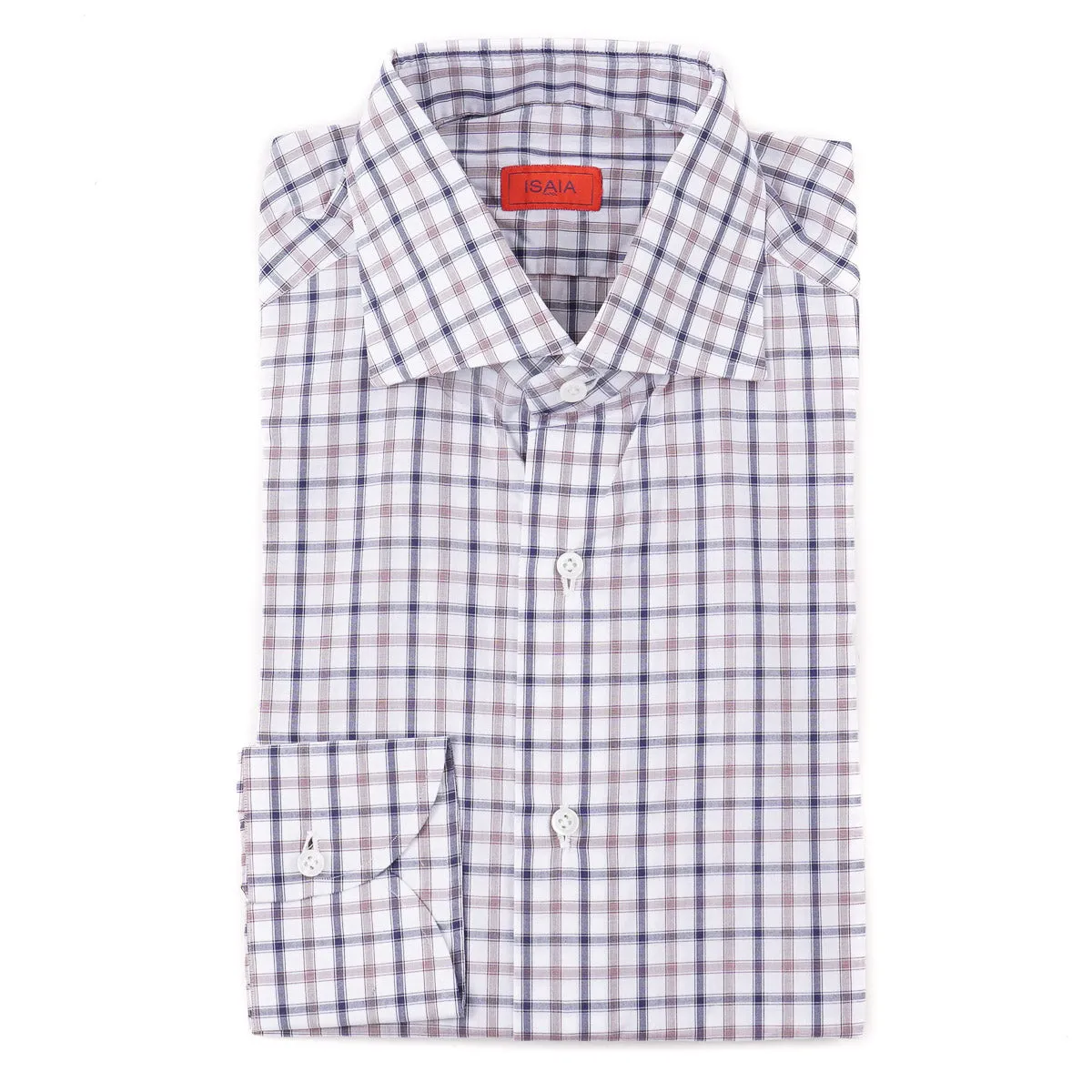 Isaia Tailored-Fit 'Mix' Cotton Shirt