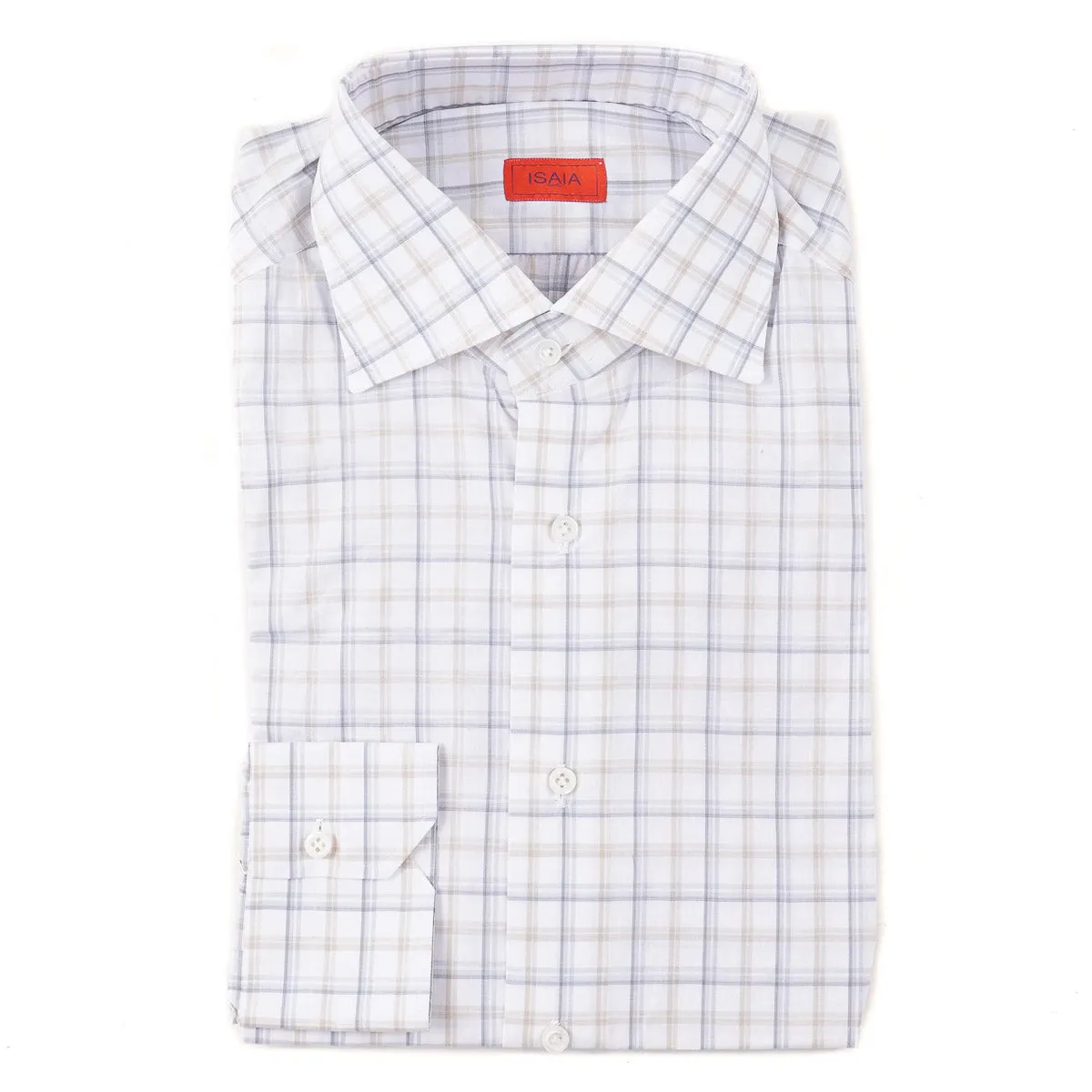 Isaia Tailored-Fit 'Mix' Cotton Shirt