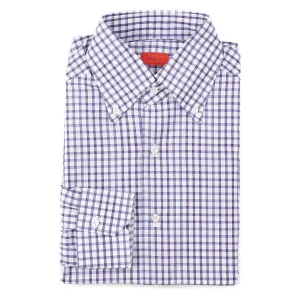 Isaia Tailored-Fit 'Mix' Cotton Shirt