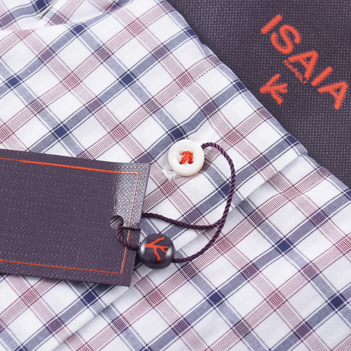 Isaia Tailored-Fit 'Mix' Cotton Shirt