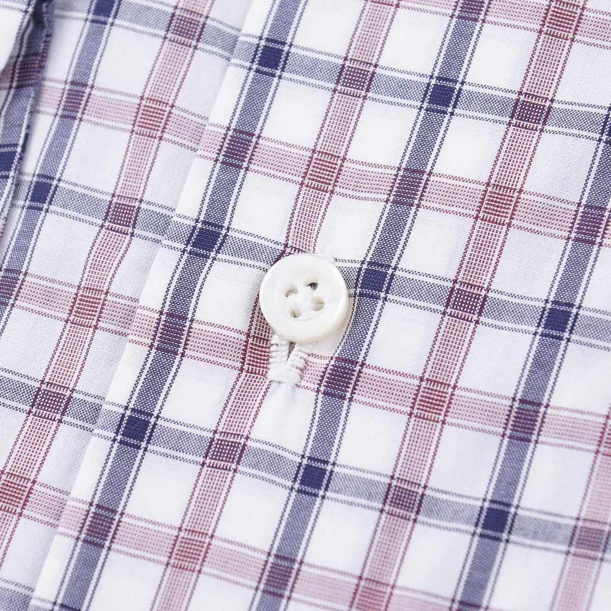 Isaia Tailored-Fit 'Mix' Cotton Shirt