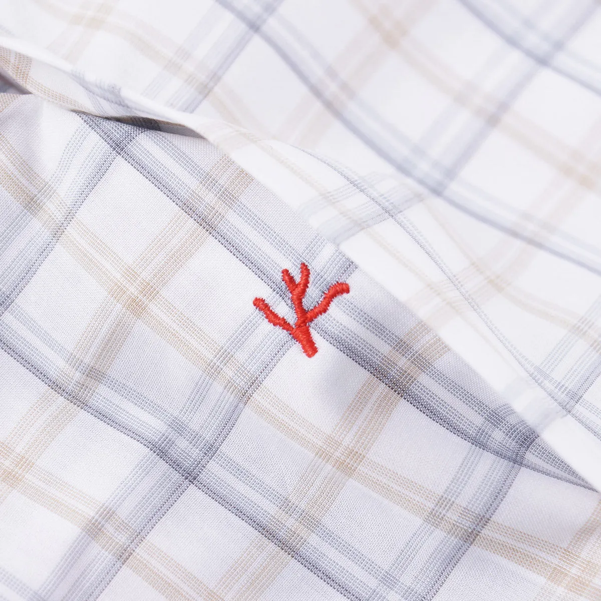 Isaia Tailored-Fit 'Mix' Cotton Shirt